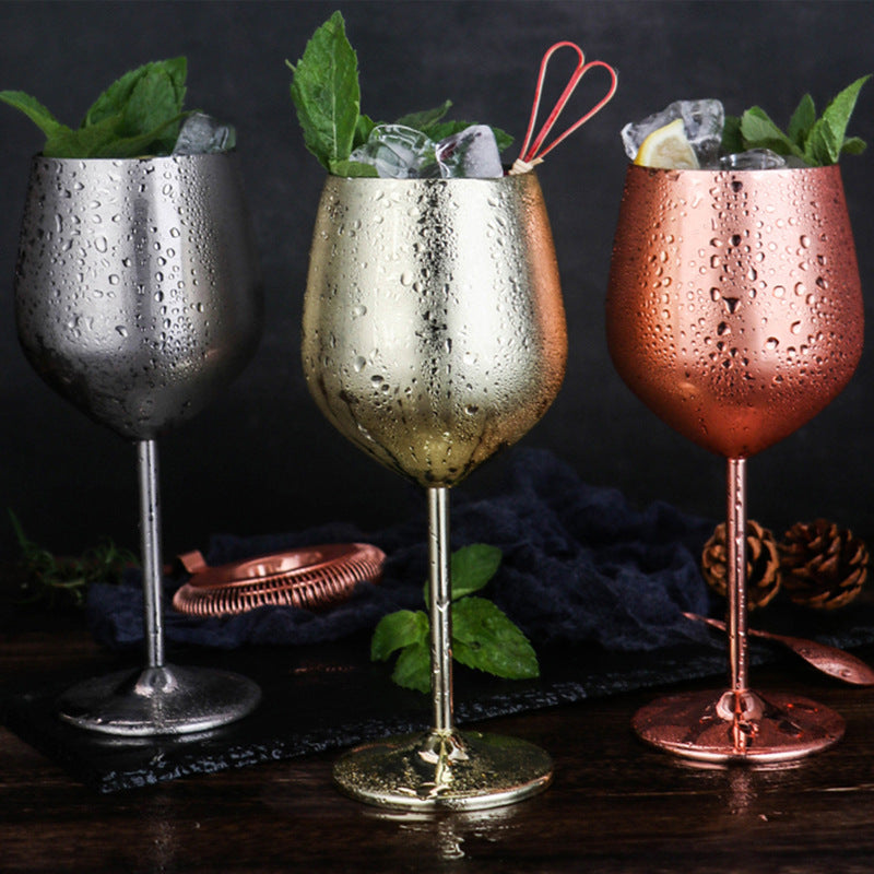 Sleek and Sophisticated: Stainless Steel Wine Glasses – Fluidity Park