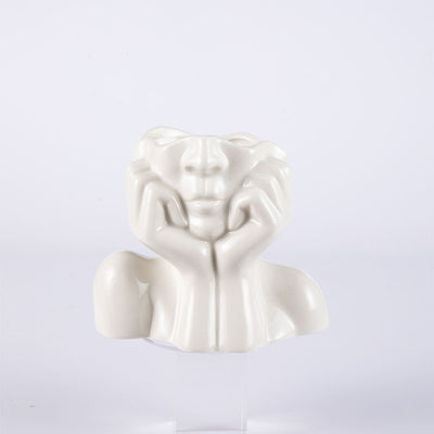 Home Decor Ceramic Vases Flower Vase Figure Sculpture Crafts - Fluidity Park