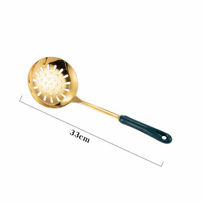 Stainless Steel Kitchen Utensils with Ceramic Handle