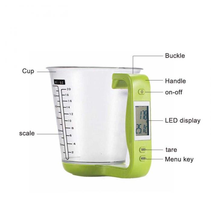 Electronic Scale Measuring Cup Kitchen Scales - Fluidity Park