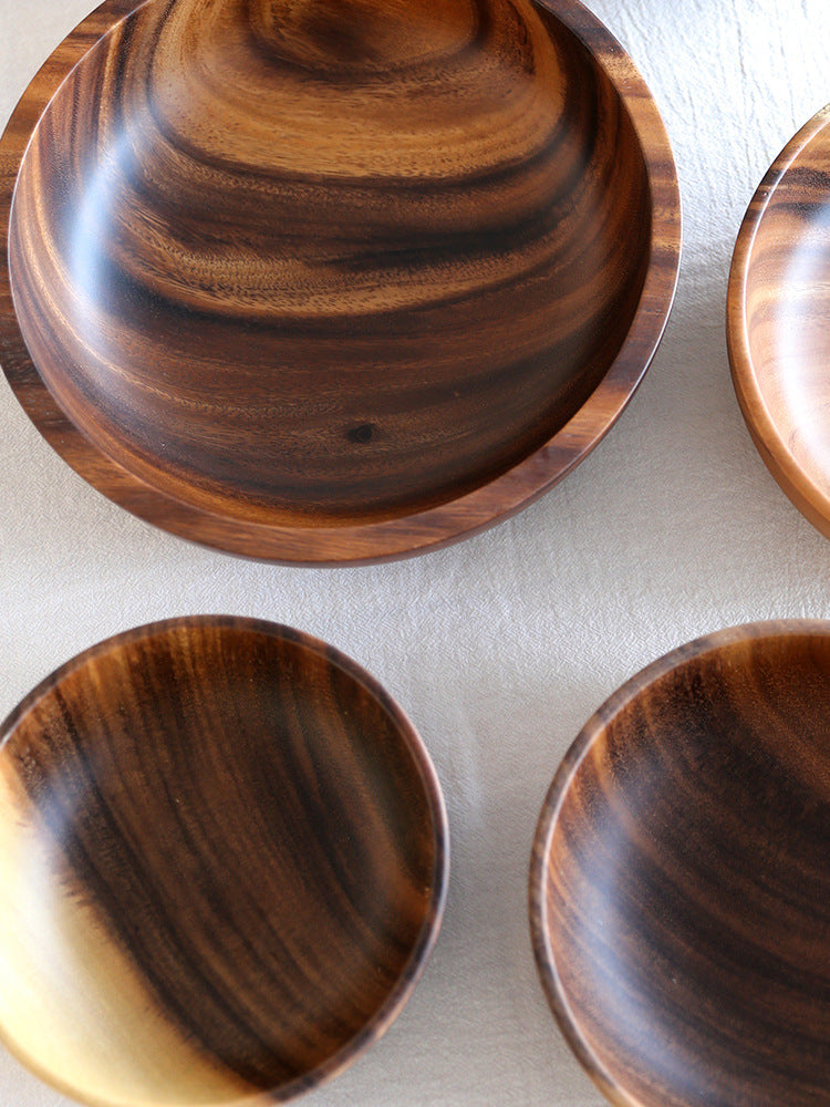A Timeless Classic: Acacia Wood Bowl