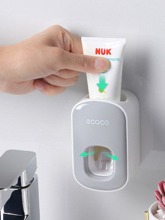 Wall Mounted Automatic Toothpaste Holder Bathroom Accessories Set Dispenser - Fluidity Park