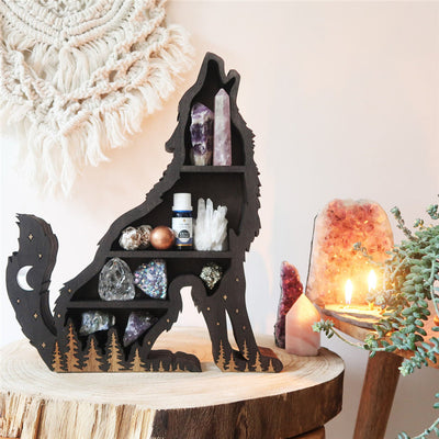 Wolf Crystal Home Items Storage Rack Ornament - Fluidity Park