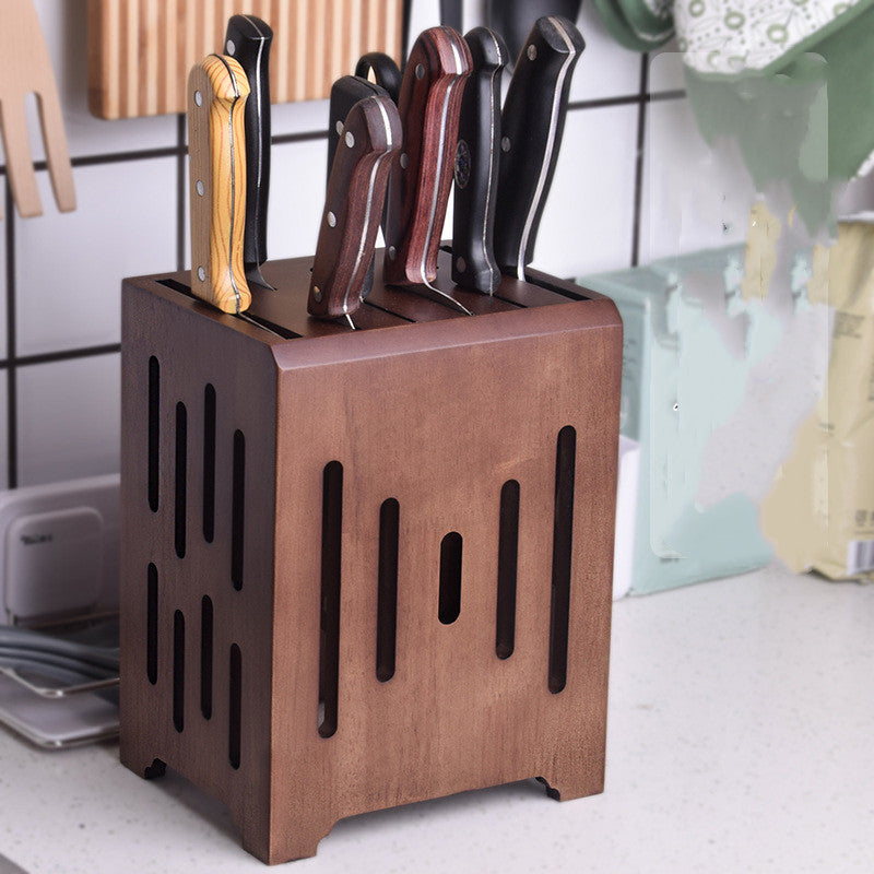 Household Kitchen Knife Holder Kitchen Wall-mounted Ventilated Knife Holder - Fluidity Park