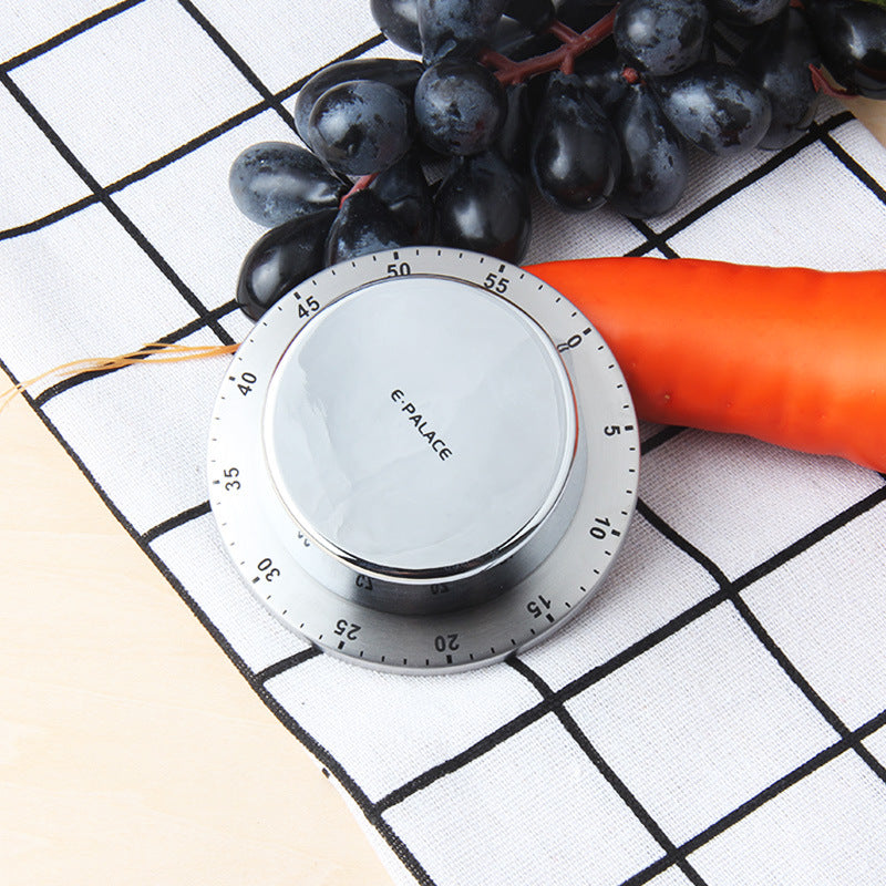 Kitchen Stainless Steel Mechanical Timer Alarm Clock Reminder - Fluidity Park
