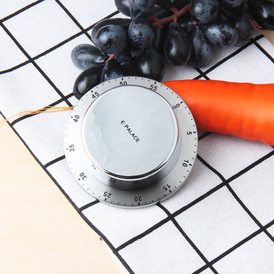 Kitchen Stainless Steel Mechanical Timer Alarm Clock Reminder - Fluidity Park