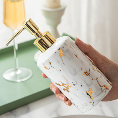 Bathroom Marble Bathroom Wash Kit Ceramic - Fluidity Park
