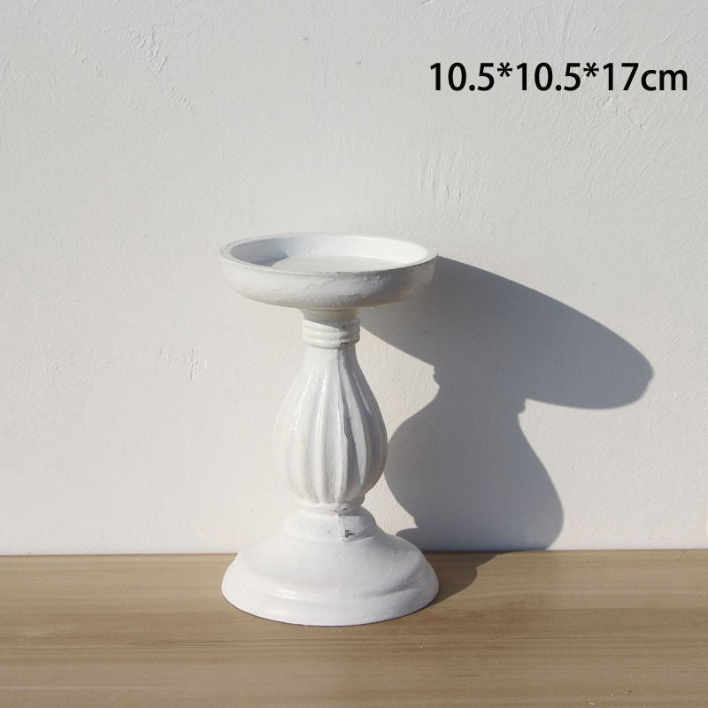 Candle Light Candle Holder Wooden Ornaments - Fluidity Park