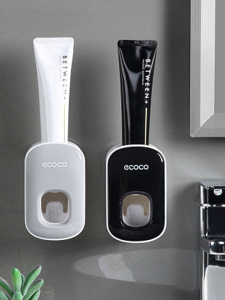 Wall Mounted Automatic Toothpaste Holder Bathroom Accessories Set Dispenser - Fluidity Park