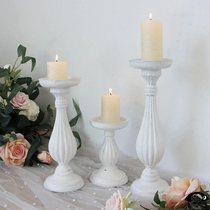 Candle Light Candle Holder Wooden Ornaments - Fluidity Park