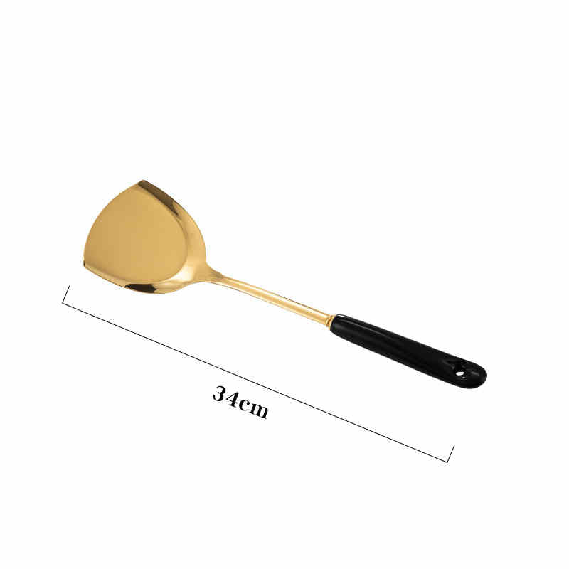 Stainless Steel Kitchen Utensils with Ceramic Handle
