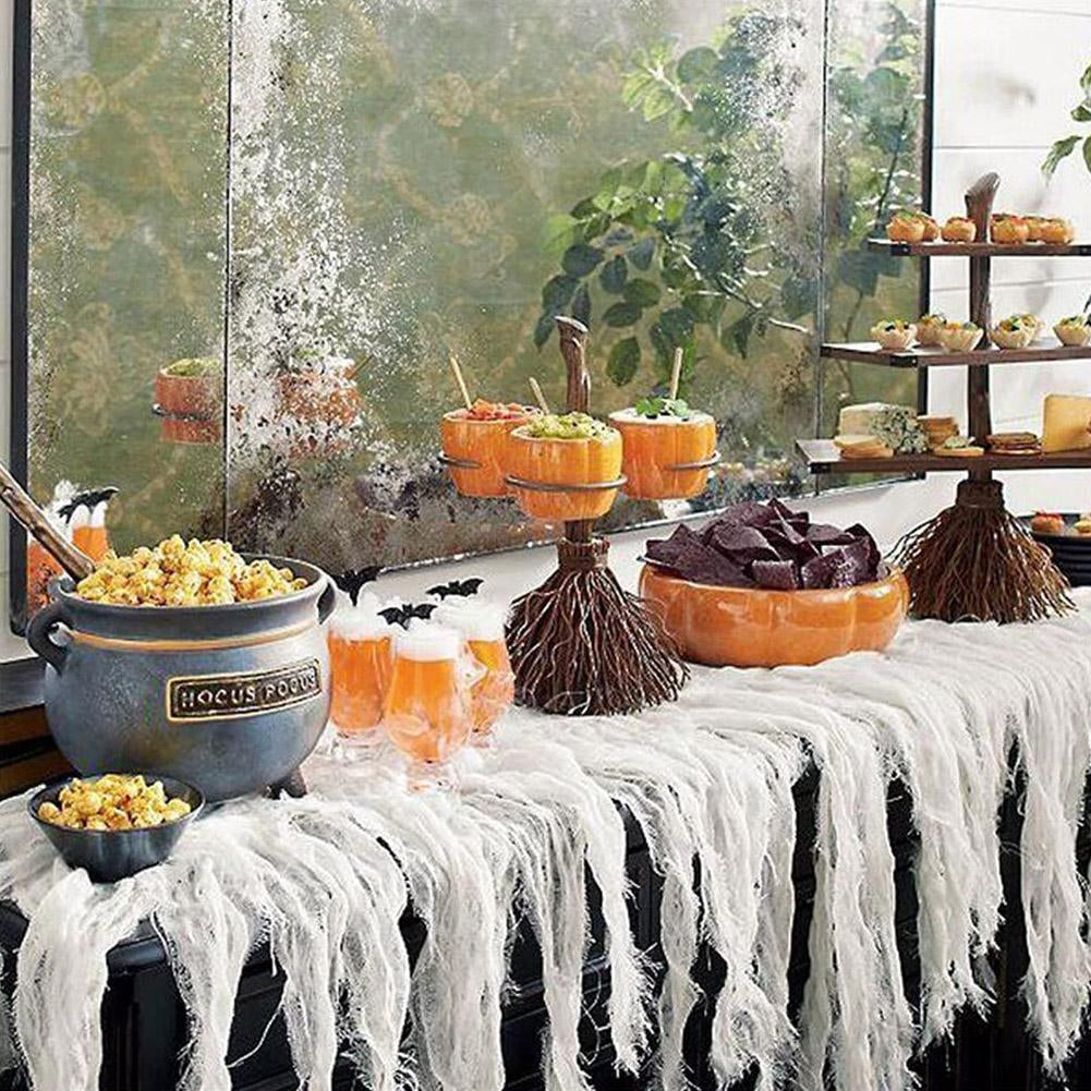 Halloween Broom Pumpkin Snack Bowl Rack Decorations - Fluidity Park