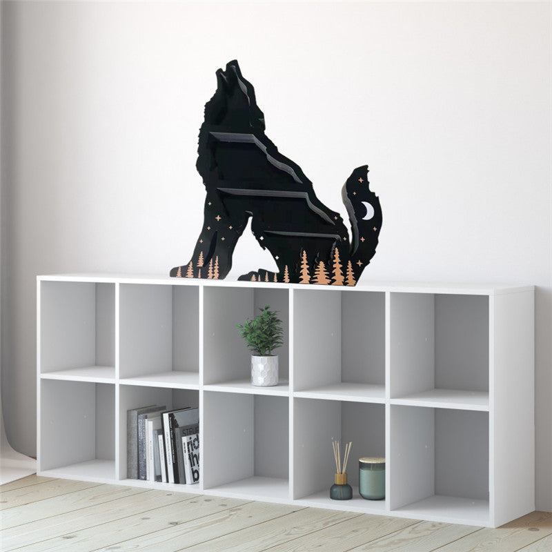 Wolf Crystal Home Items Storage Rack Ornament - Fluidity Park