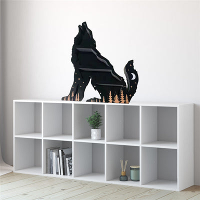 Wolf Crystal Home Items Storage Rack Ornament - Fluidity Park