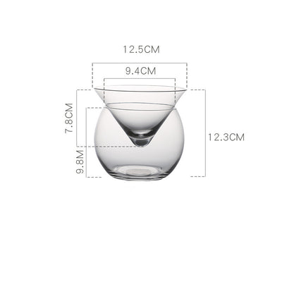 Home Creative Molecular Cocktail Double Glass