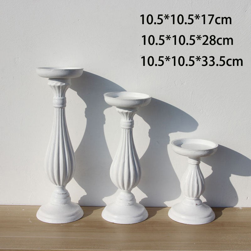 Candle Light Candle Holder Wooden Ornaments - Fluidity Park
