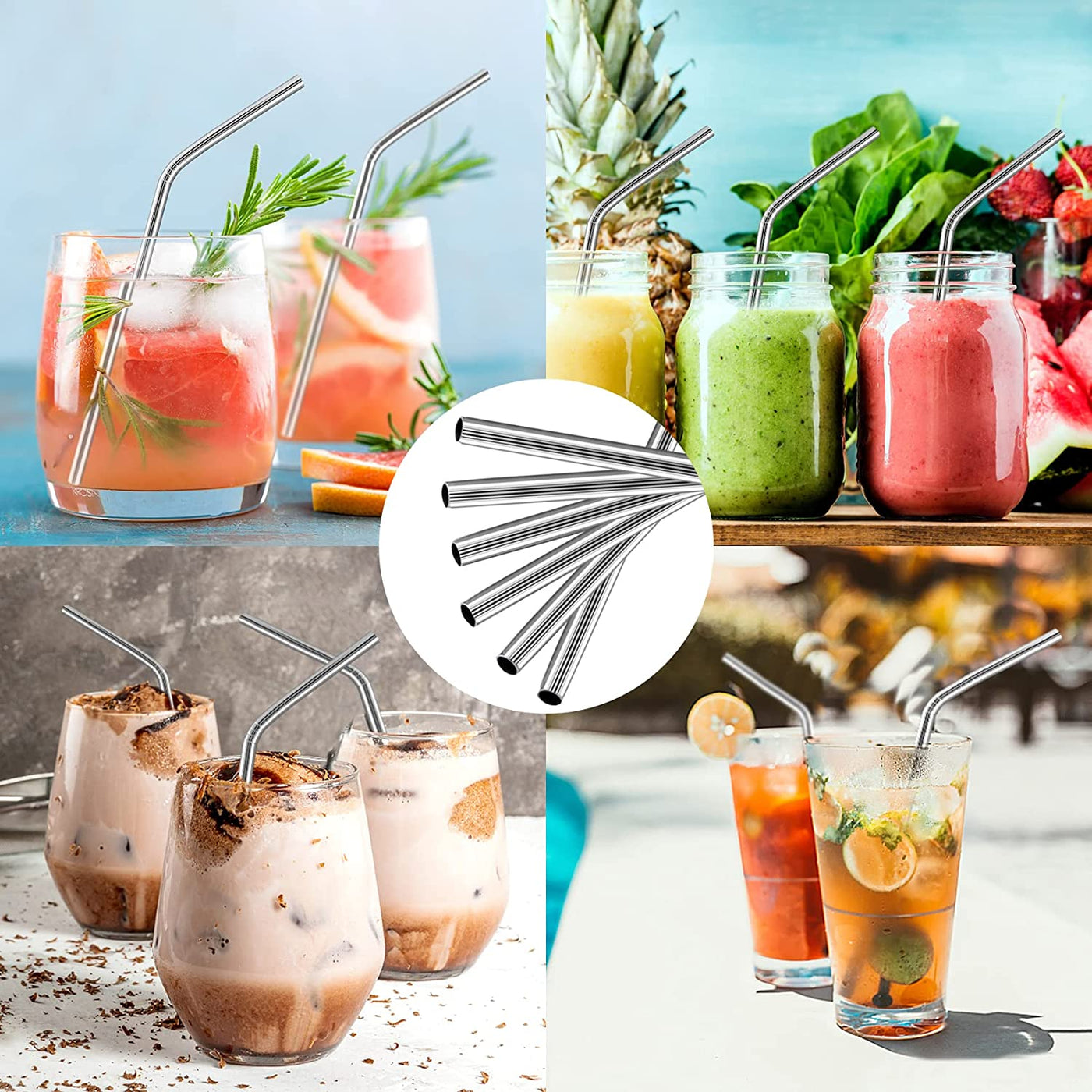 Reusable Stainless Steel Straws