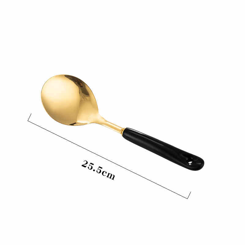 Stainless Steel Kitchen Utensils with Ceramic Handle