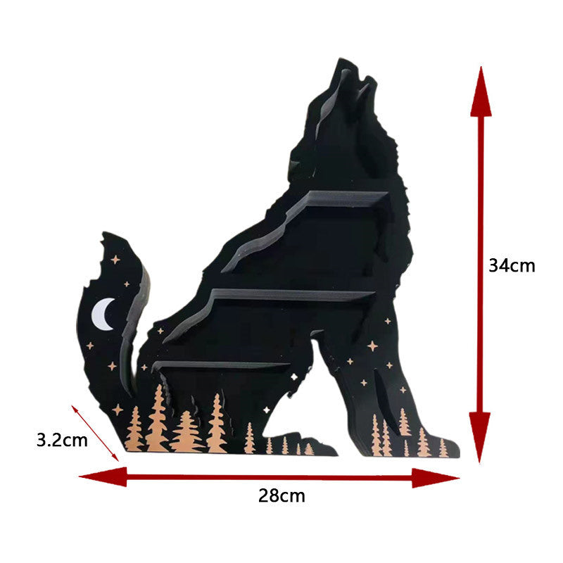 Wolf Crystal Home Items Storage Rack Ornament - Fluidity Park