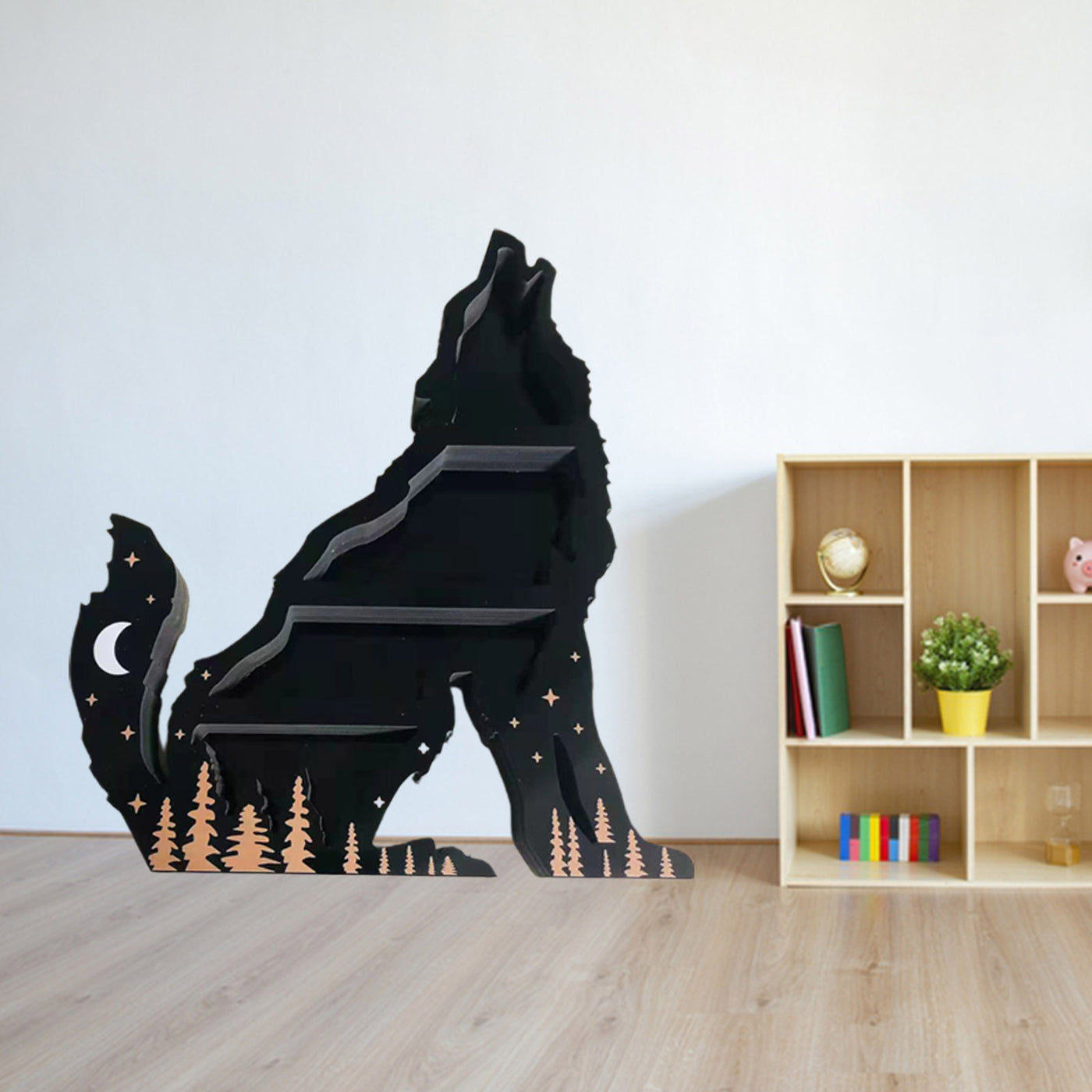 Wolf Crystal Home Items Storage Rack Ornament - Fluidity Park