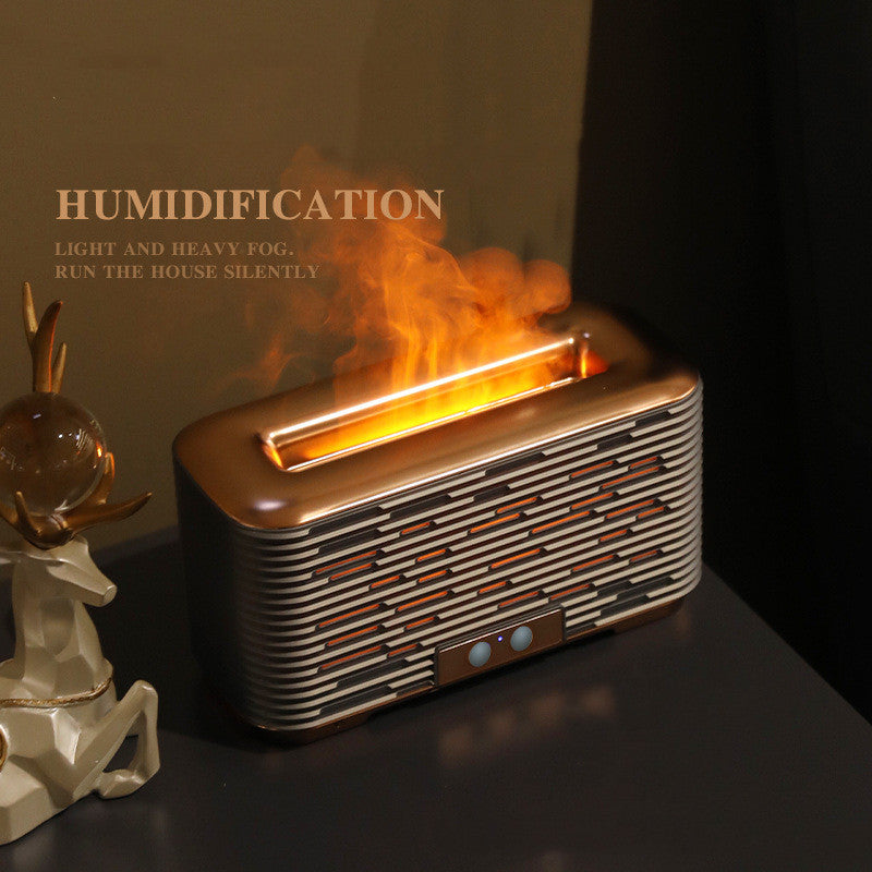 Flame Aroma Diffuser New Humidifier Desktop Large Capacity USB Home Decor - Fluidity Park