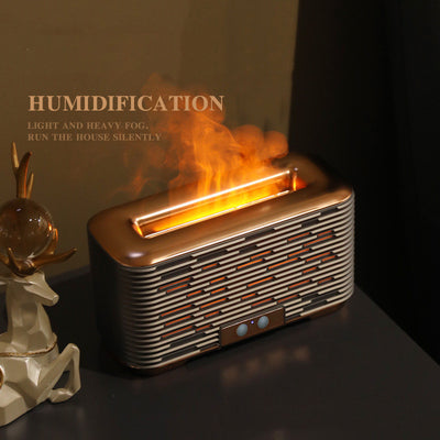 Flame Aroma Diffuser New Humidifier Desktop Large Capacity USB Home Decor - Fluidity Park